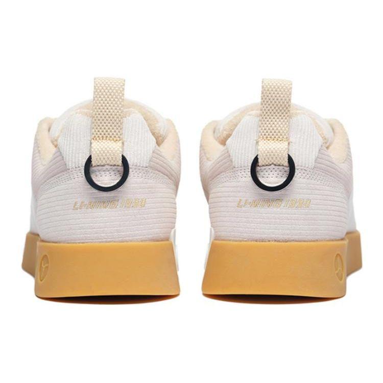 Li-Ning 1990 Wind Chime Retro Color Block Sports Low-Top Skate Shoes Men Sneakers Off-White ALHS031-1