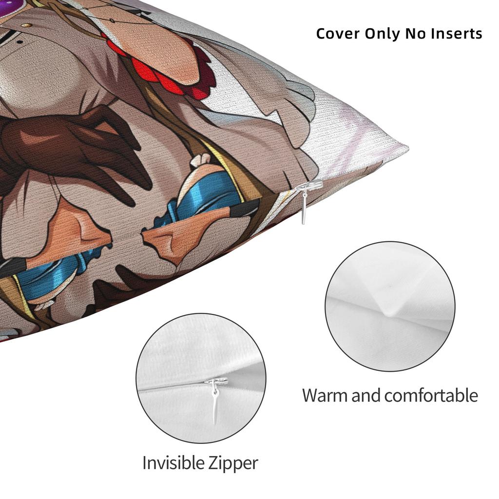 Game Atelier Ryza Pillow Case Kawaii Pillow Cover Comfy Pillowcases For Sofa Couch Bed Living Room