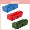 Metal Box Sturdy Storage Tool With Multi Compartment Design Rust Proof Finish And Secure Lock For Industrial And Home Use