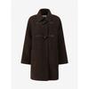 Cc Collect Hairy Toggle Decorative Half Coat C254msg021