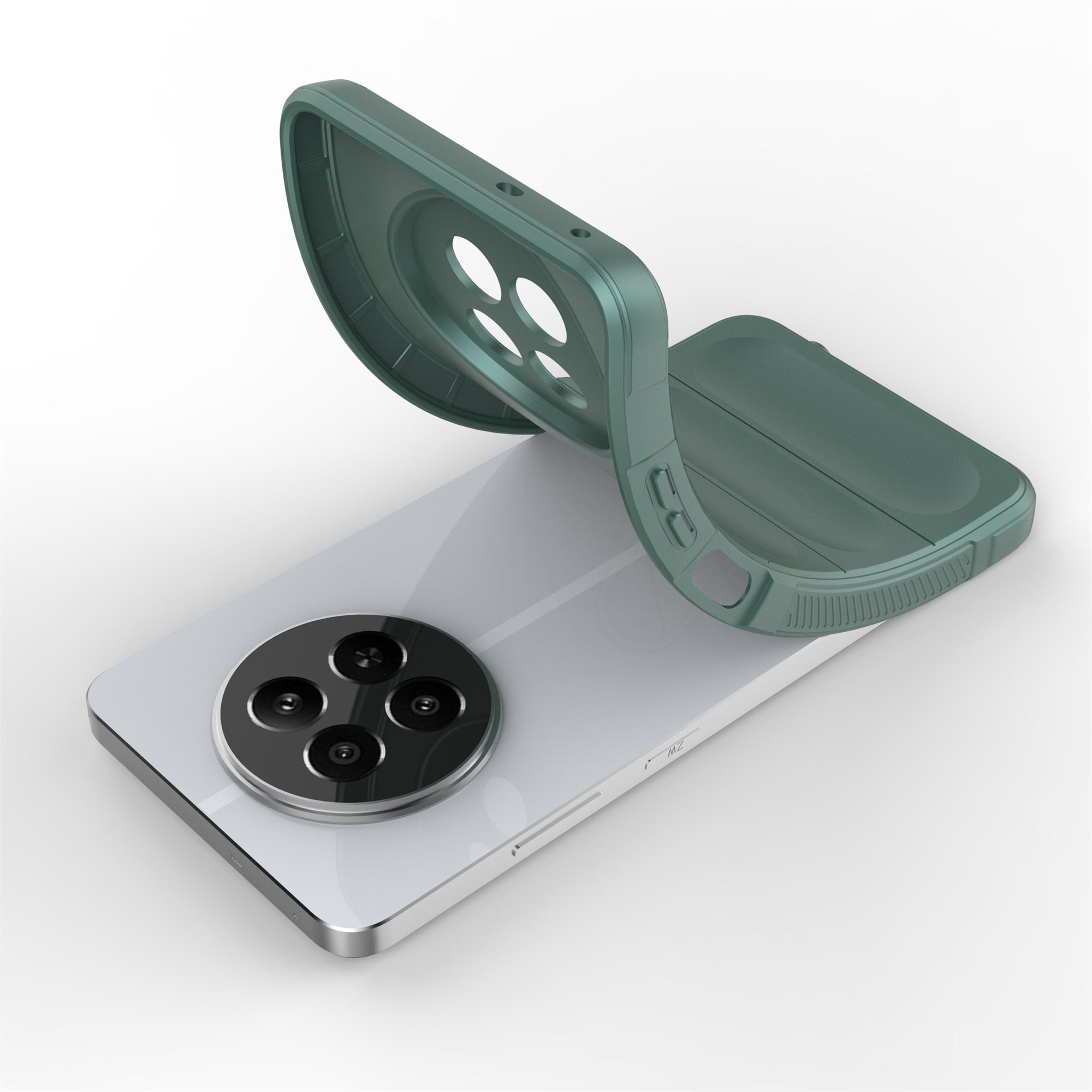 

For Realme 12 5G TPU Case Anti-Scratch Soft Back Phone Cover Green