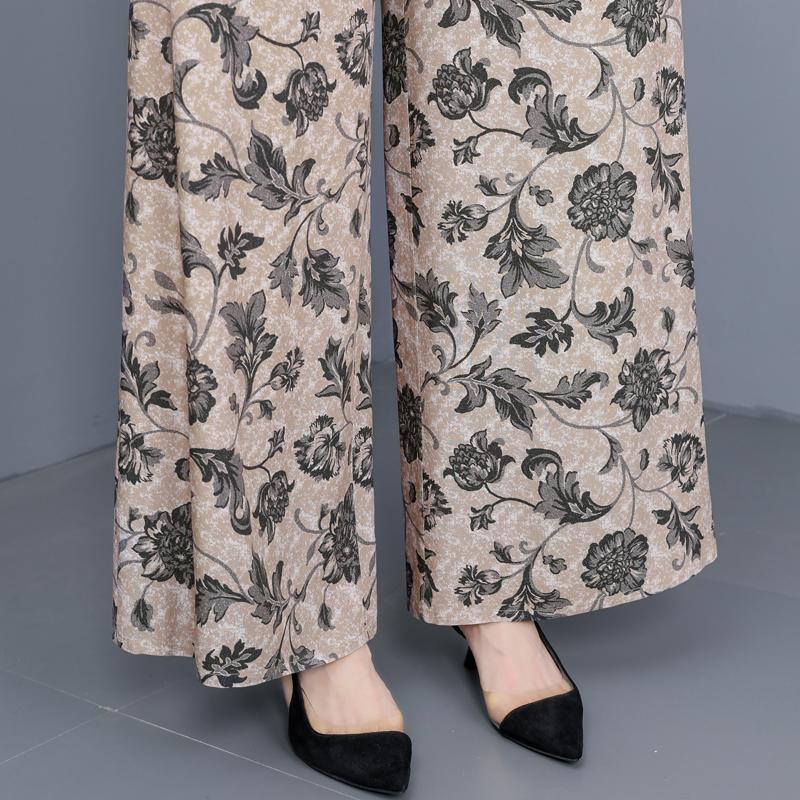Summer Wide Leg Pants for Women Clothes Plus Size Casual High Waist Woman Trousers