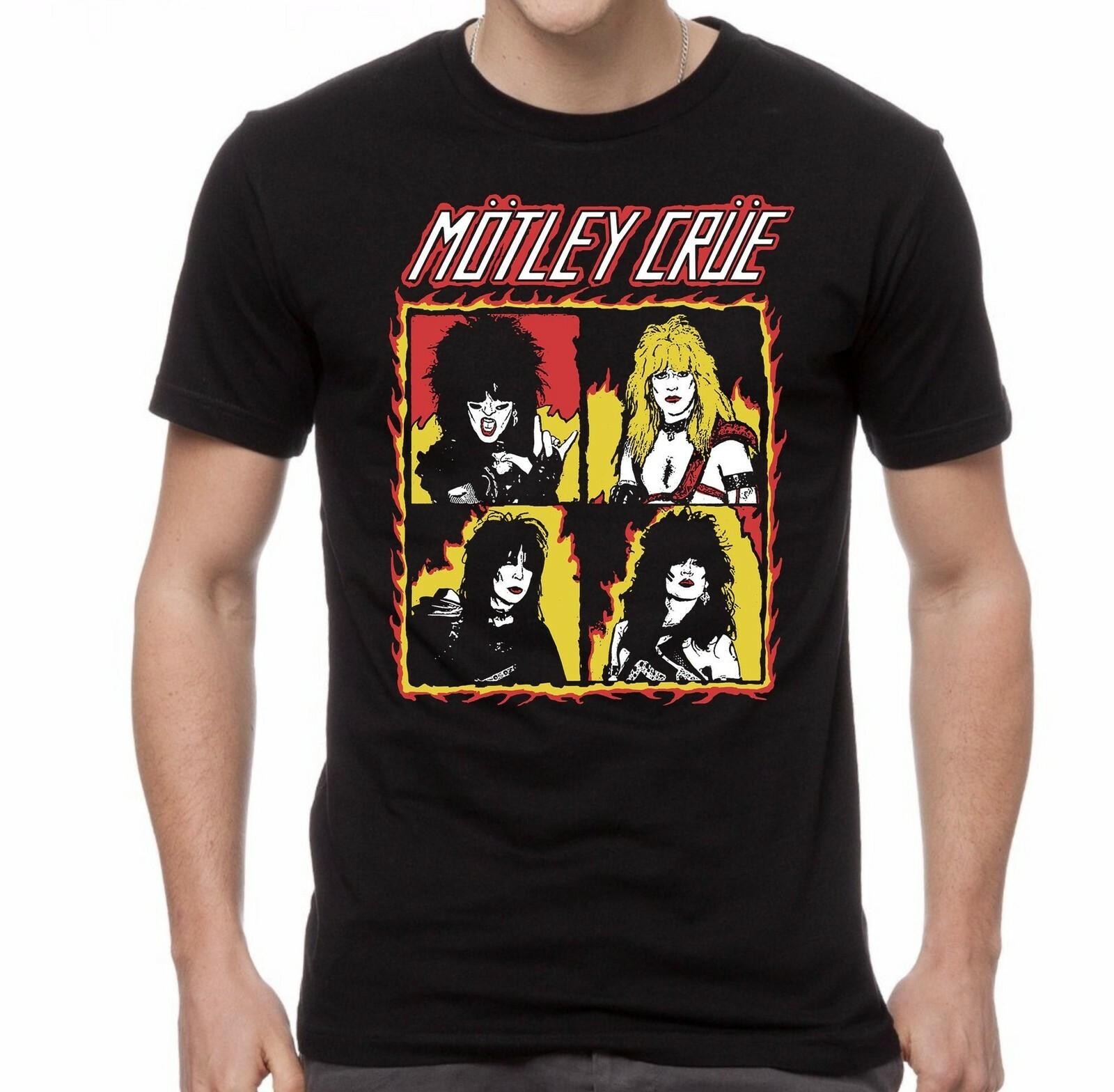 MOTLEY CRUE cd cvr SHOUT AT THE DEVIL IN FLAMES Official SHIRT XL new XXXXL