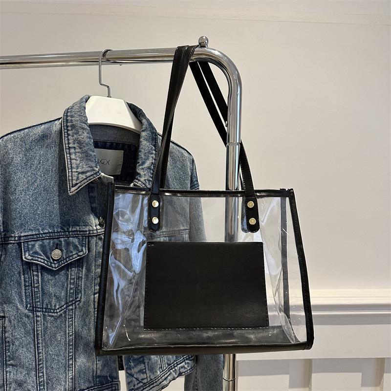 Stylish Trendy Women's Tote Bag 2024 New Fashion Simple Shoulder Bag Medium Size