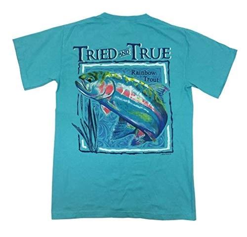 

Tried and True Clothing Unisex Adult T-Shirt Rainbow Trout 4XL