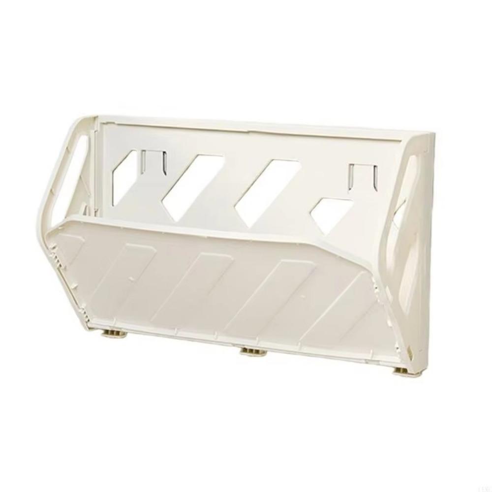 

Plastic Folding Shoe Rack No Punching Hidden Storage Shelf Practical Slipper Rack Entryway білий