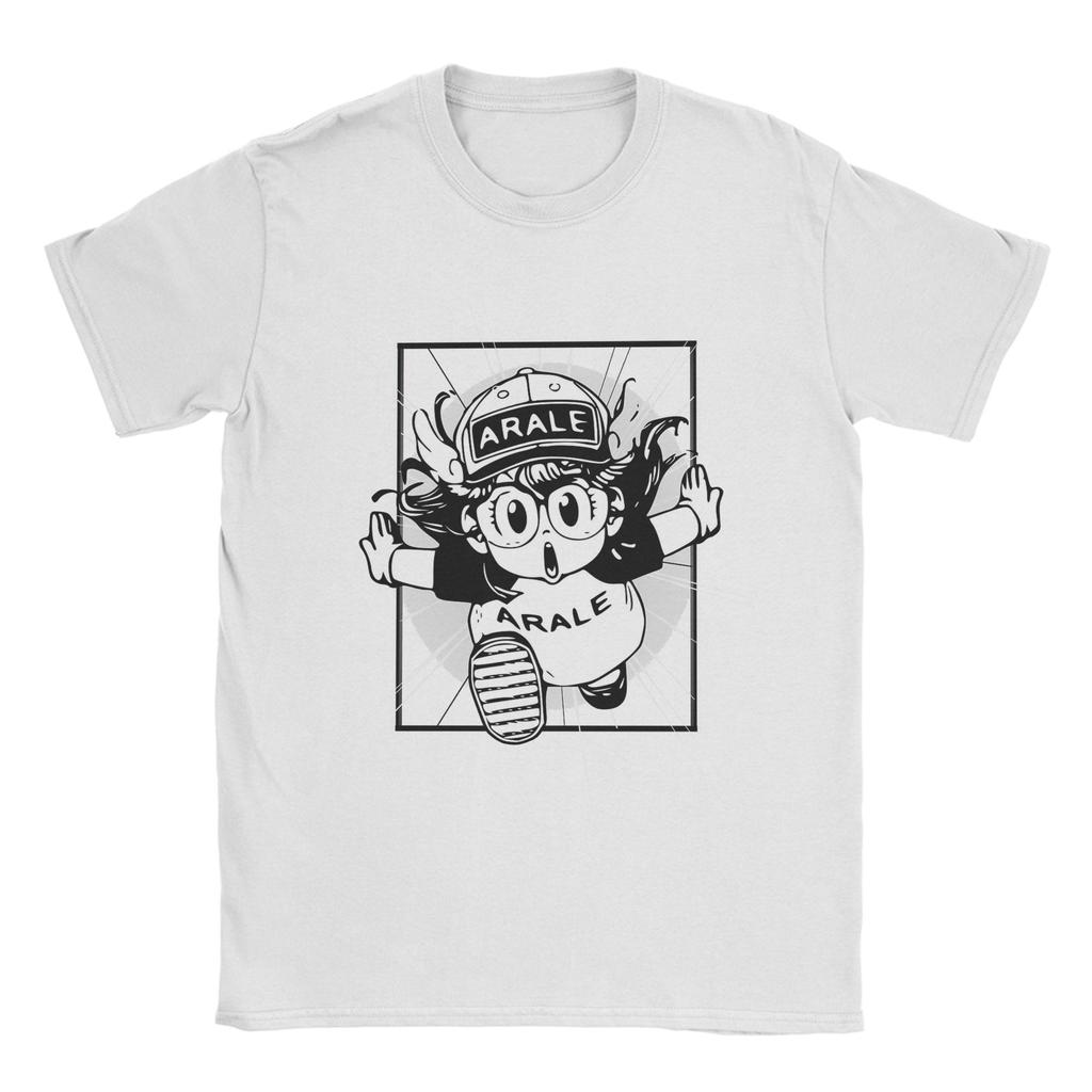 Camisetas Divertidas de Arale Dr. Slump Anime para Hombre y Mujer 100% Algodón Camiseta de Humor Cuello Redondo Mangas Cortas Ropa Nueva Llegada