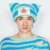 Loverboy Women's Wool Knitted Hat - Cute Cat & Pig Ears, Versatile Autumn/Winter Accessory for Couples.