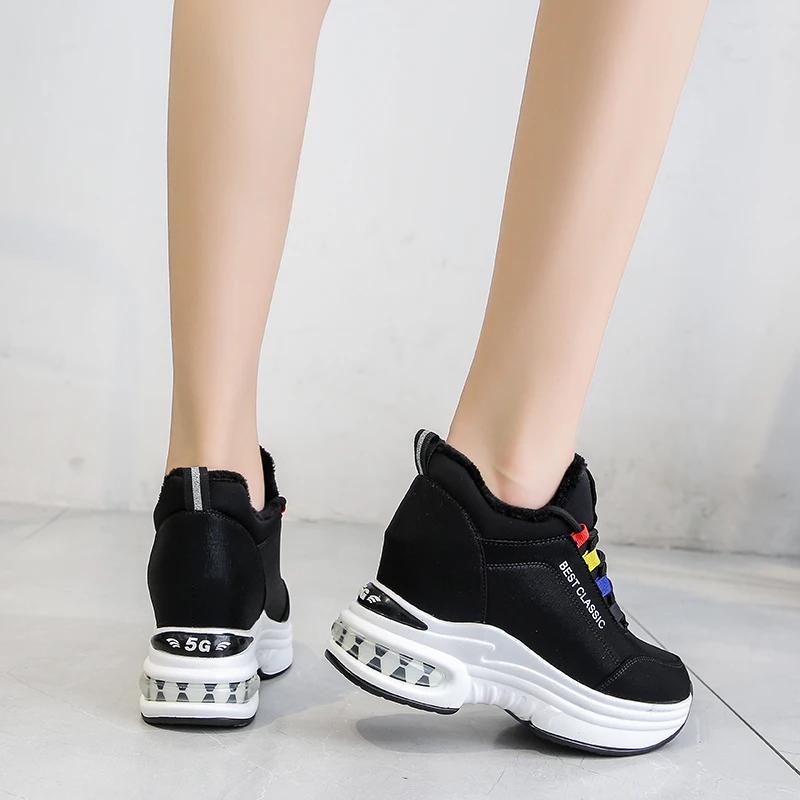 Модные женские вулканизированные туфли с толстой подошвой 2024 года — фото 4