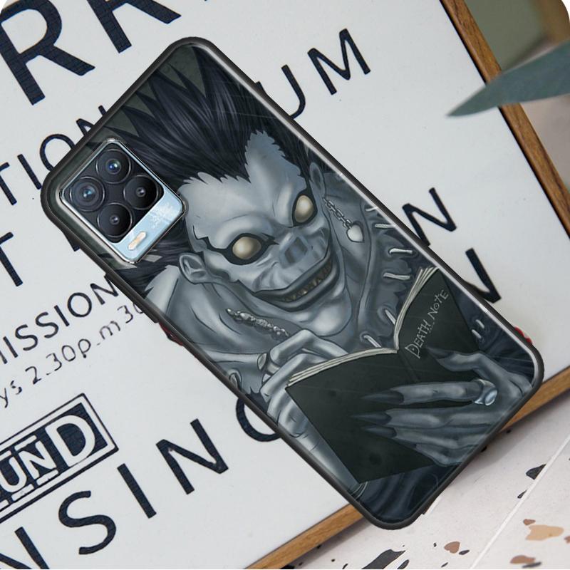 

Аниме Манга Death Note Ryuk чехол для Realme C21 C11 C15 GT Neo2 Master 8 Pro 8i OnePlus 9 Pro 8T 9R Nord2 Coque OnePlus 9RT