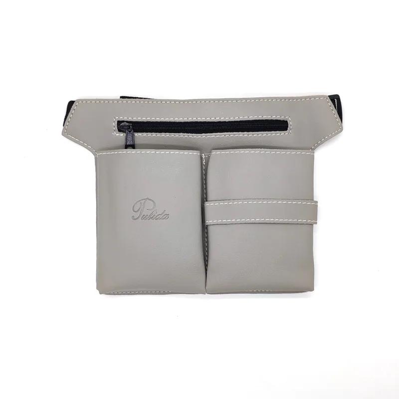 Leather Scissors Pouch Salon Barber Hairdressing Scissor Holder Bag Hair Stylist Tool Waist Pack Bag Comb Shear Holder