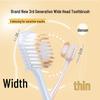 High-End Wide Head Soft Bristle Toothbrush for Adults - Family Pack