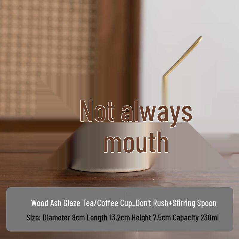 

TLAKEHO Ash Gray Ceramic Mug