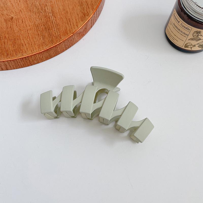 Nuove pinze per capelli a chela eleganti da donna Bianco Caffè Plastica Grande Pinza per capelli Copricapo Coreano Ragazze Pinze per capelli a chela di granchio Accessori per capelli alla moda