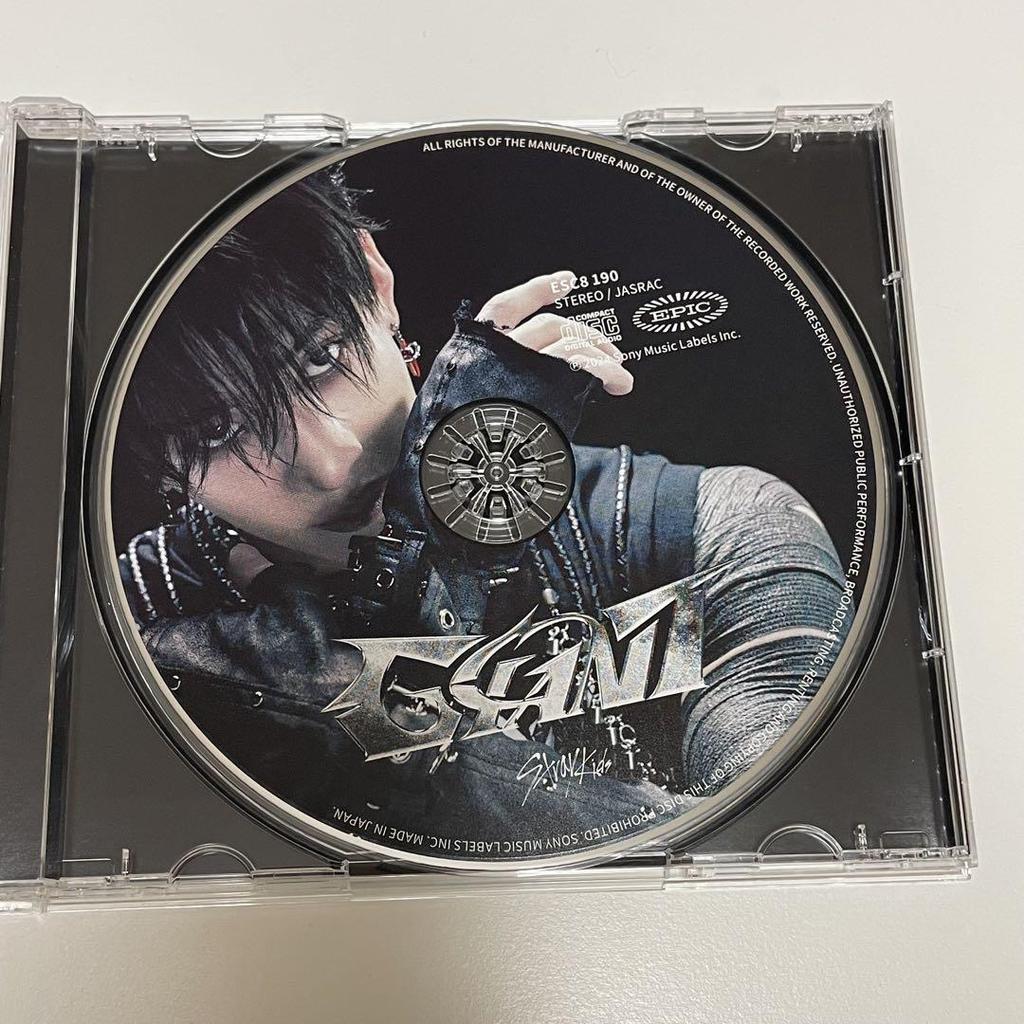 [USED] Stray Kids Bang Chan GIANT FC CD Trading Cards No Missing Cards