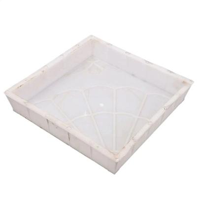 1Pcs Fan-shaped Magnolia Shape Paving Brick Mould 25x5cm Reusable Stepping Stone Paver DIY Plastic Concrete Path Maker Mold