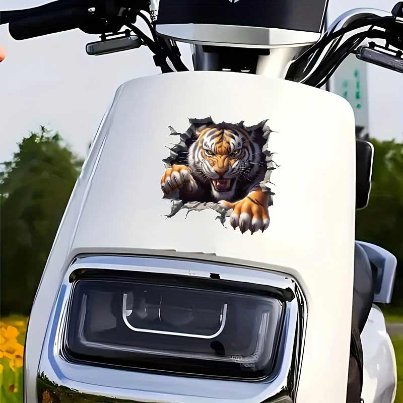 Fierce Tiger Car Sticker Vinyl Decal Waterproof Rear Window Motorcycle Camper Bumper Truck Laptop Decoration X15