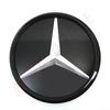 Per Mercedes Benz Classe A W176 2016-2018 A180 A200 A250 Argento e Nero Stile Effetto 3D Griglia Anteriore Emblema Stella Logo Badge