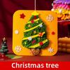 Non-Woven Fabric Christmas Sewing Kit Beginner Friendly Fun Threading Christmas Sewing Projects Handicrafts DIY Embroidery Kit