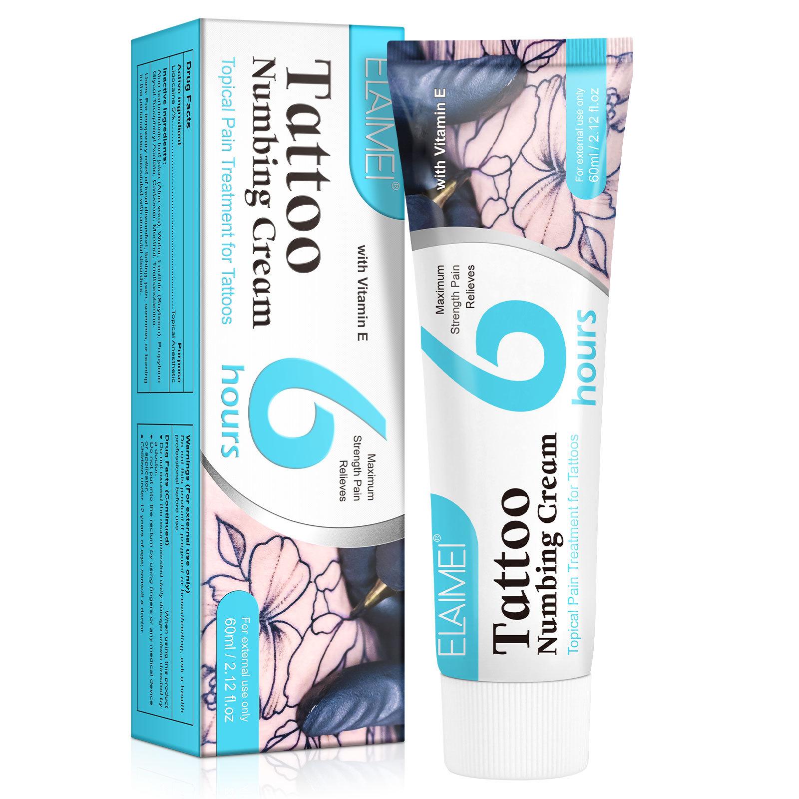 

TKTX TATTOO Обезболивающий крем для тела на 6 часов 60 мл 60ml синий