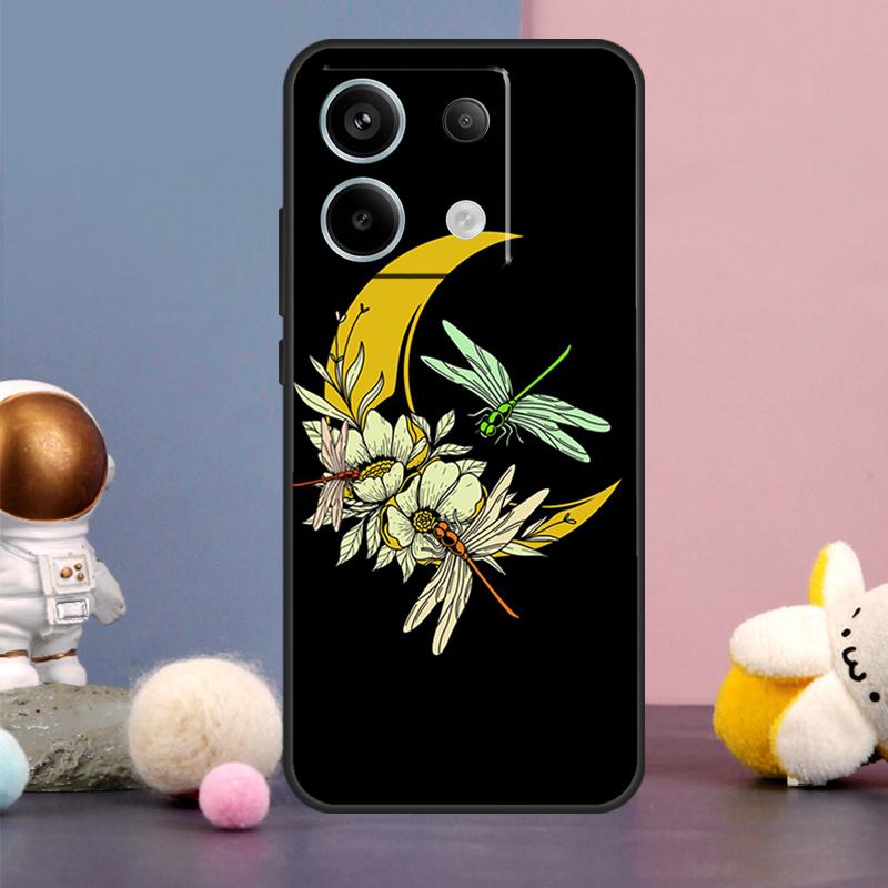 Dragonfly Cover For Xiaomi Redmi Note 13 12 11 9 10 Pro 12S 11S 10S 9S Redmi 13 12 10C 12C 13C Case