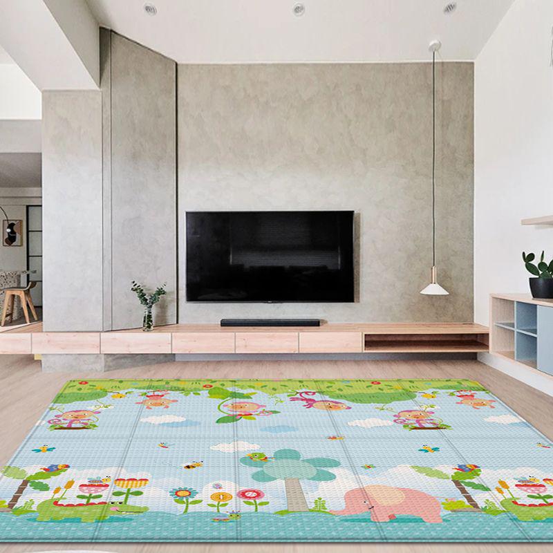 Huaying Foldable Double-Sided Kids' Non-Slip Waterproof Crawling Mat with Free Shipping