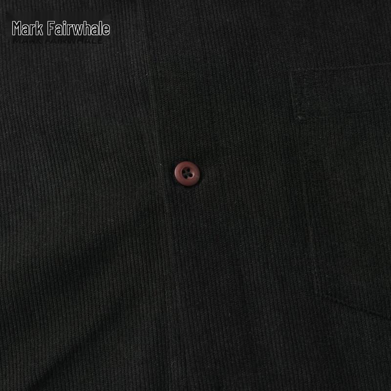 Mark Fairwhale Men's Minimalist Long-Sleeve Casual Shirt Jacket