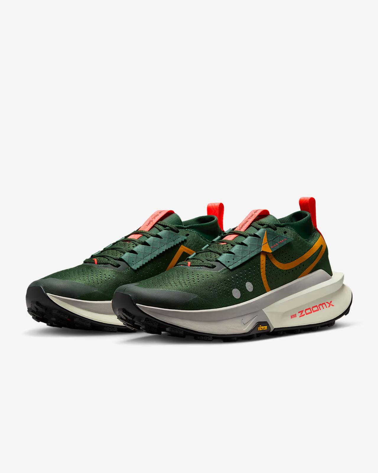 FD5190-302 Nike Zegama 2 Fir College Grey Sail Desert Ochre (Men s) 7.5