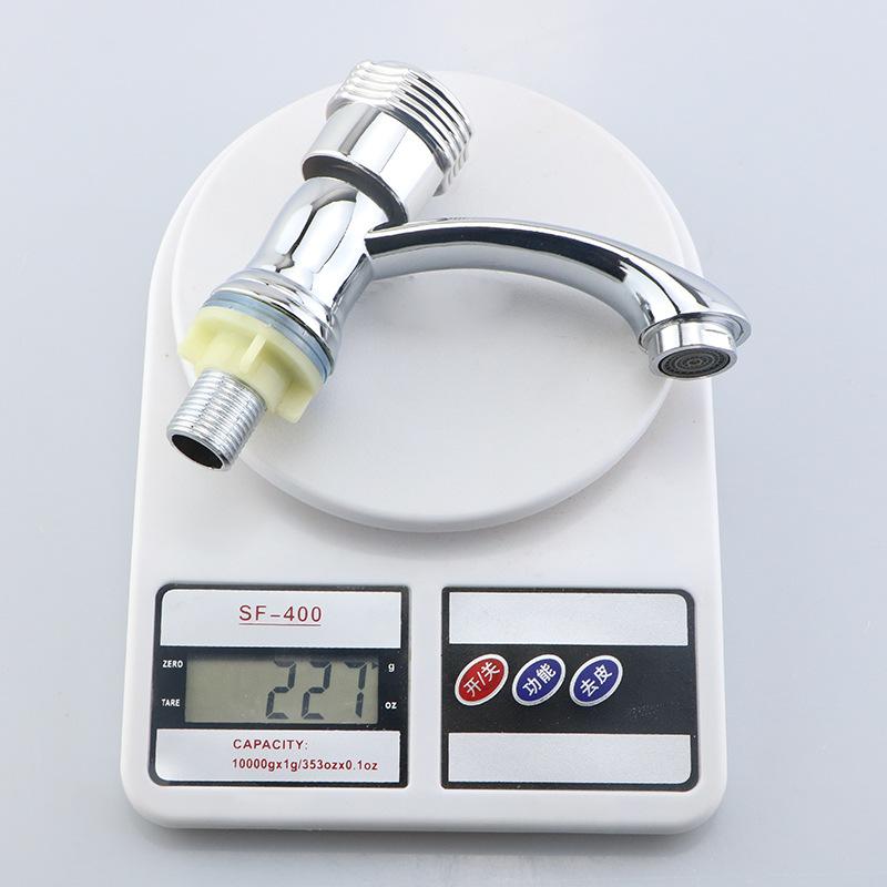 

Смеситель для раковины с одним краном из цинкового сплава, для умывальника, для холодной воды, бытовой смеситель для раковины с четырьмя ручками No Electronic scale