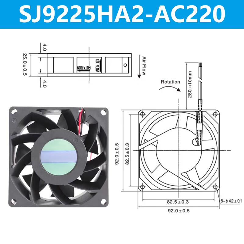 YFGPH Industrial Cabinet Cooling Axial Fan