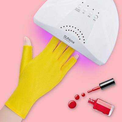1 pár rukavic s ochranou proti UV záření, UV ochranné rukavice, rukavice na nehtové umění, gelové rukavice proti UV záření, UV LED lampa, světlo na sušení nehtů, nástroj