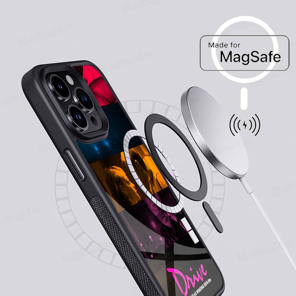 Fahren Ryan Gosling Film Für Handyhülle Für IPhone 17 Air 16 15 14 13 12 11 Pro Max Plus Für Kabelloses Laden Abdeckung