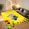 Minion Sunflowers Living Room Nonslip Area Rug Soft Carpet For Bedroom Game Playroom Sofa Office Home Decor Doormat Christmas Gift C9261671