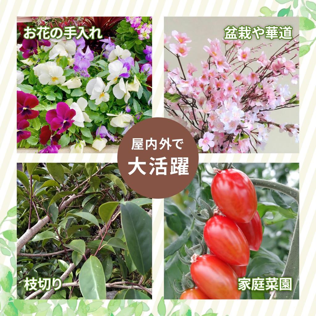 FORESIA Ultra Lightweight Pruning Shears for Stainless 19cm with Strap Women, Steel, Rust-Resistant, Long,