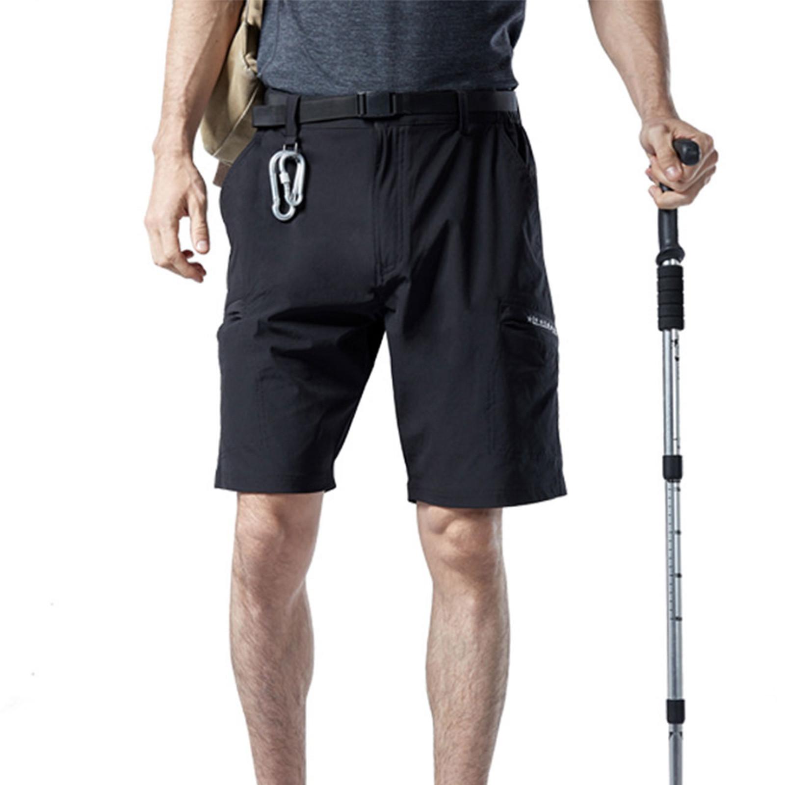 

Men S Outdoor Beach Pants, Work Pants, Pocket Quick Drying Hiking Pants L чорний