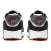 Nike Air Max 90 Team Red Gum Men Sneakers White Cool-Grey Black FB9658-100