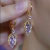 Korean-Style Elegant Rhinestone Ball Earrings - Versatile, Fashionable, and Ultra-Shiny Design.