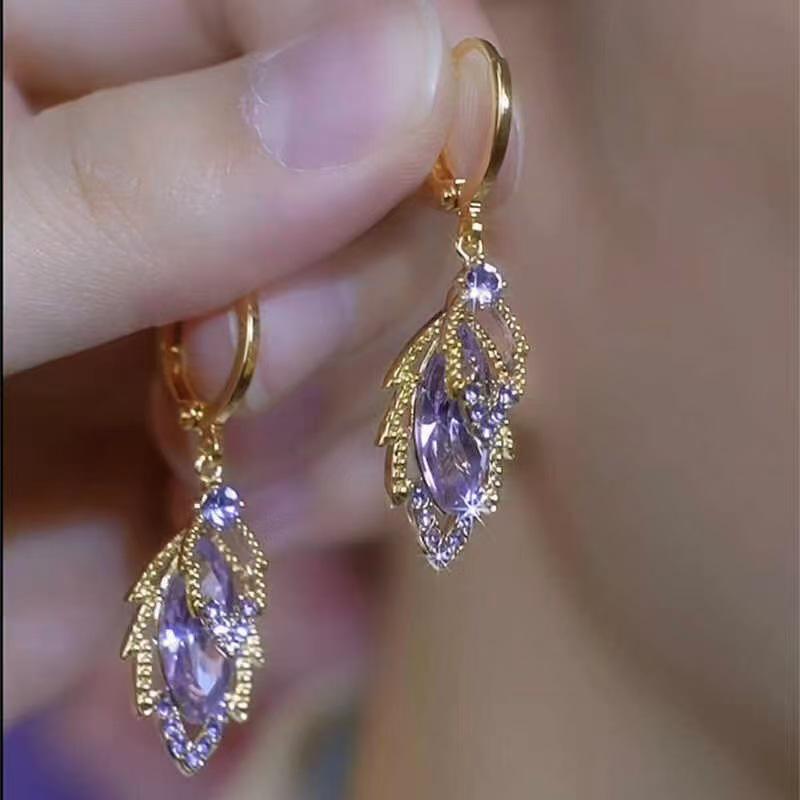 Korean-Style Elegant Rhinestone Ball Earrings - Versatile, Fashionable, and Ultra-Shiny Design.