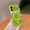 Applicable To iPhone17Pro Mobile Phone Case PU Sticker Magnetic Suction Apple 16 Seconds To 17 Large Windows Anti-drop Protective Case