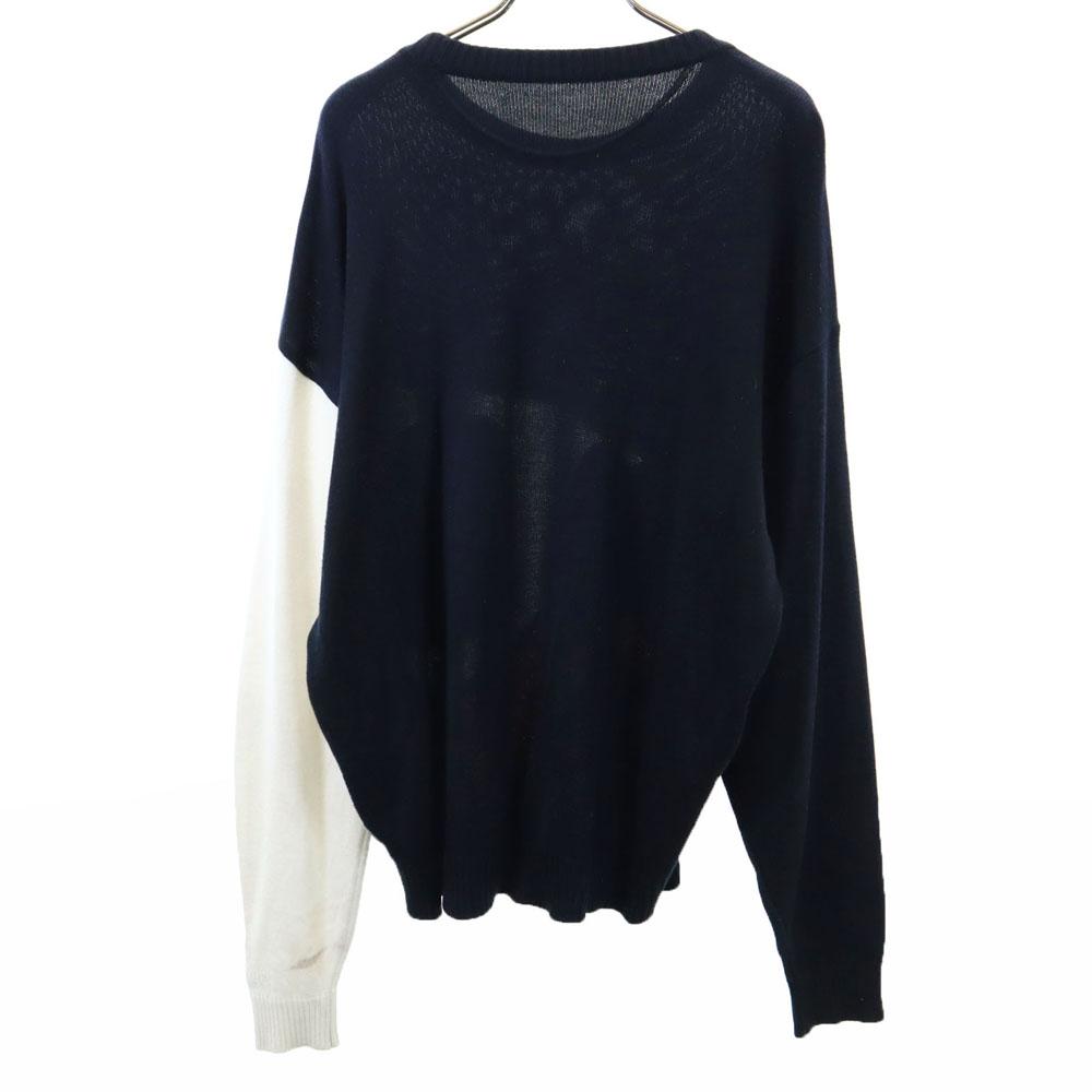 Looney Tunes Daffy Duck Long Sleeve Sweater Dark Blue Knit Men's Used