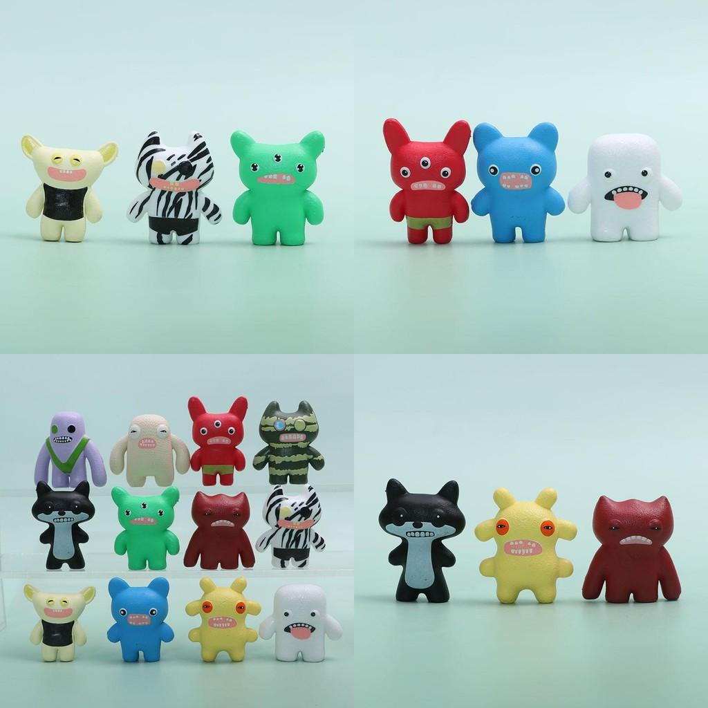 Fuggler Cute Cartoon Monster Model Desktop Ornament Set For Kids And Fans