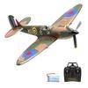 Volantex New Spitfire RC Plane EPP 400mm Wingspan RC Fighter One Key Aerobatic 2.4G 4CH RTF RC Plane