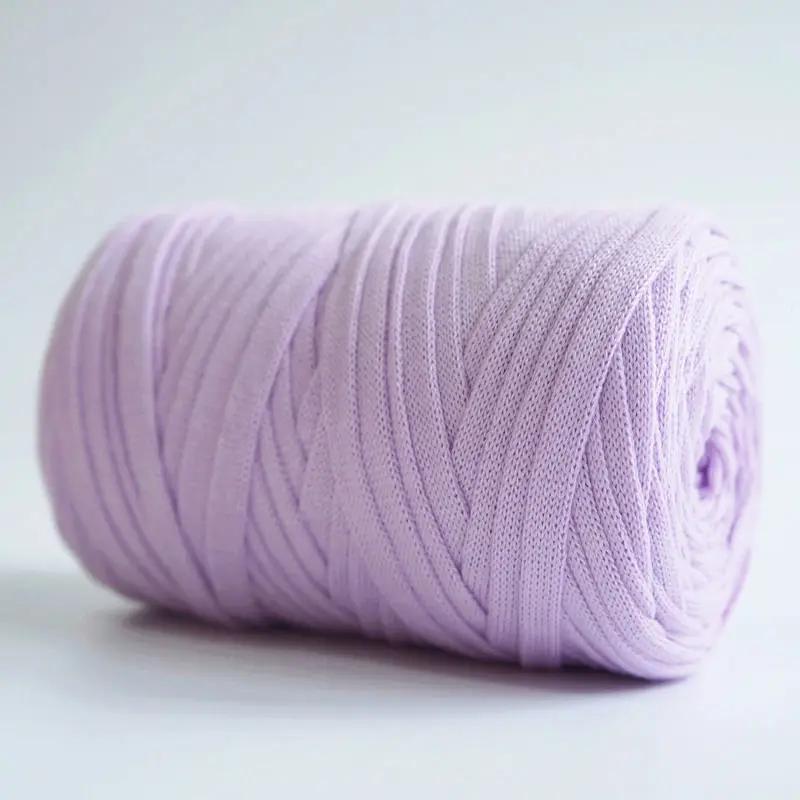 Flat Knitted Fabric Thread, Hollow Yarn Flat Ribbon Thread, DIY Handmade Woven Bag Hook Sandals 250g Crocheting