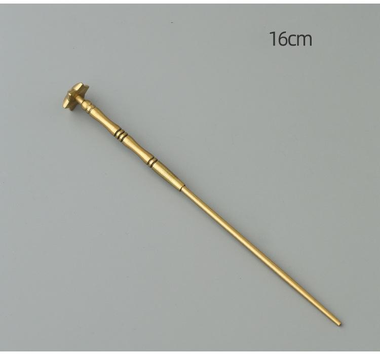 Brass Incense Seal Tool DIY Play Extension Incense Seal Incense Shovel Incense Scoop Ash Incense Sweep Incense Supplies Tools