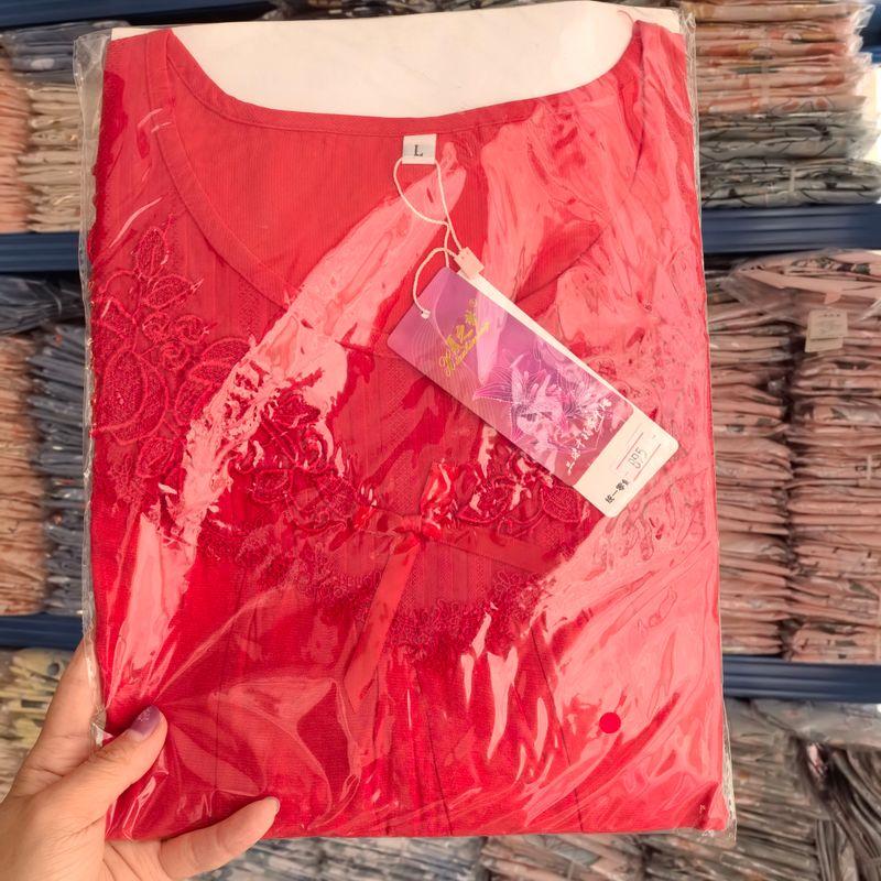 

Princess Style Women s Tencel Cotton Short Sleeve Pajamas Casual Women s Home Wear Suit 2025 Summer Plaid Breathable Cotton Big Red XL