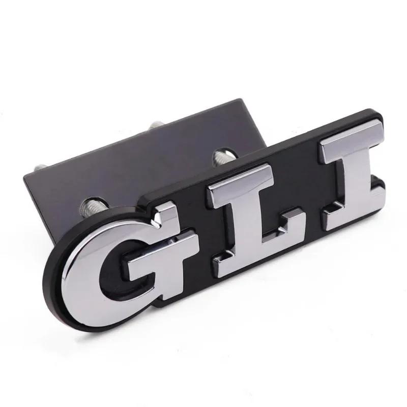 ABAO1 3D Metal Car Letters GLI Logo Rear Trunk Front Grill Badge Emblem Sticker Decals For Volkswagen VW Jetta MK2 MK4 MK5 MK6 MK7 MK8