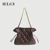 Diamond Chain Large Capacity Autumn Winter Casual Shoulder Messenger Bag Work Commuter Tote Bag