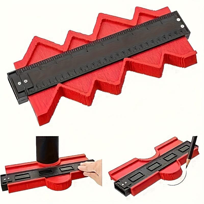 Ultimate contour measuring instrument, multifunctional plastic ruler, suitable for woodworking measurement