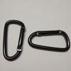 Aluminium Safety Buckle Keychain Camping Hiking Hook Black Climbing Button Alloy Carabiner