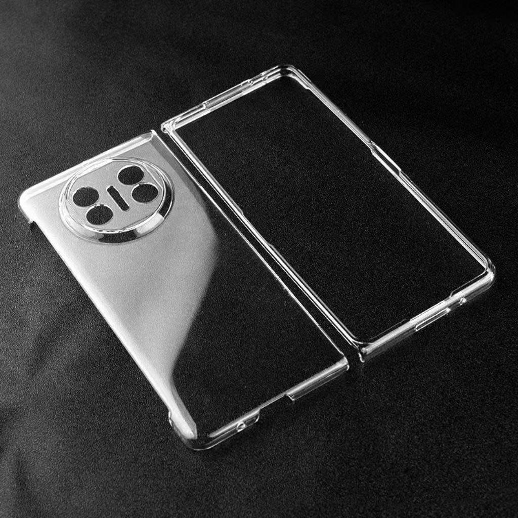 Huawei MateX6 Transparent Foldable Phone Case - Simple Hard PC Lens, All-Inclusive Transparent PC Hard Case Set (Left & Right)